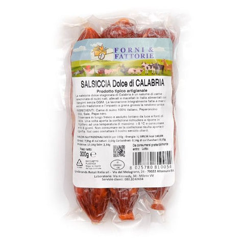 Salsiccia Dolce di Calabria 300g